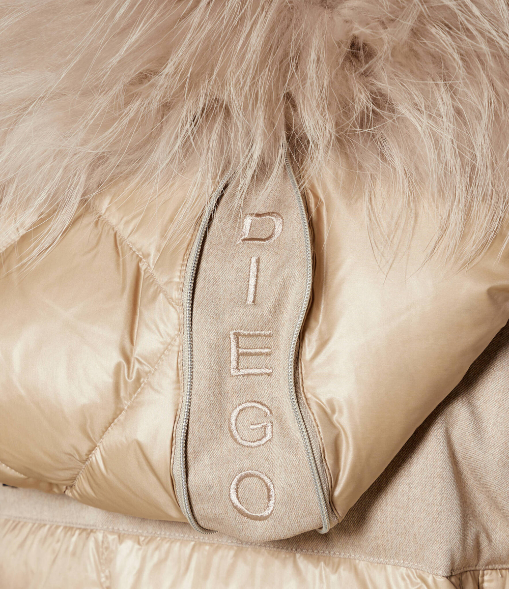 Пуховая куртка Diego M - бежевый(Z708 0TM)