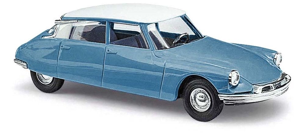 Автомобиль Citroën DS19, синий/белый (H0)