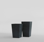 Кашпо, коллекция Concrete (Midnight), форма CONIC