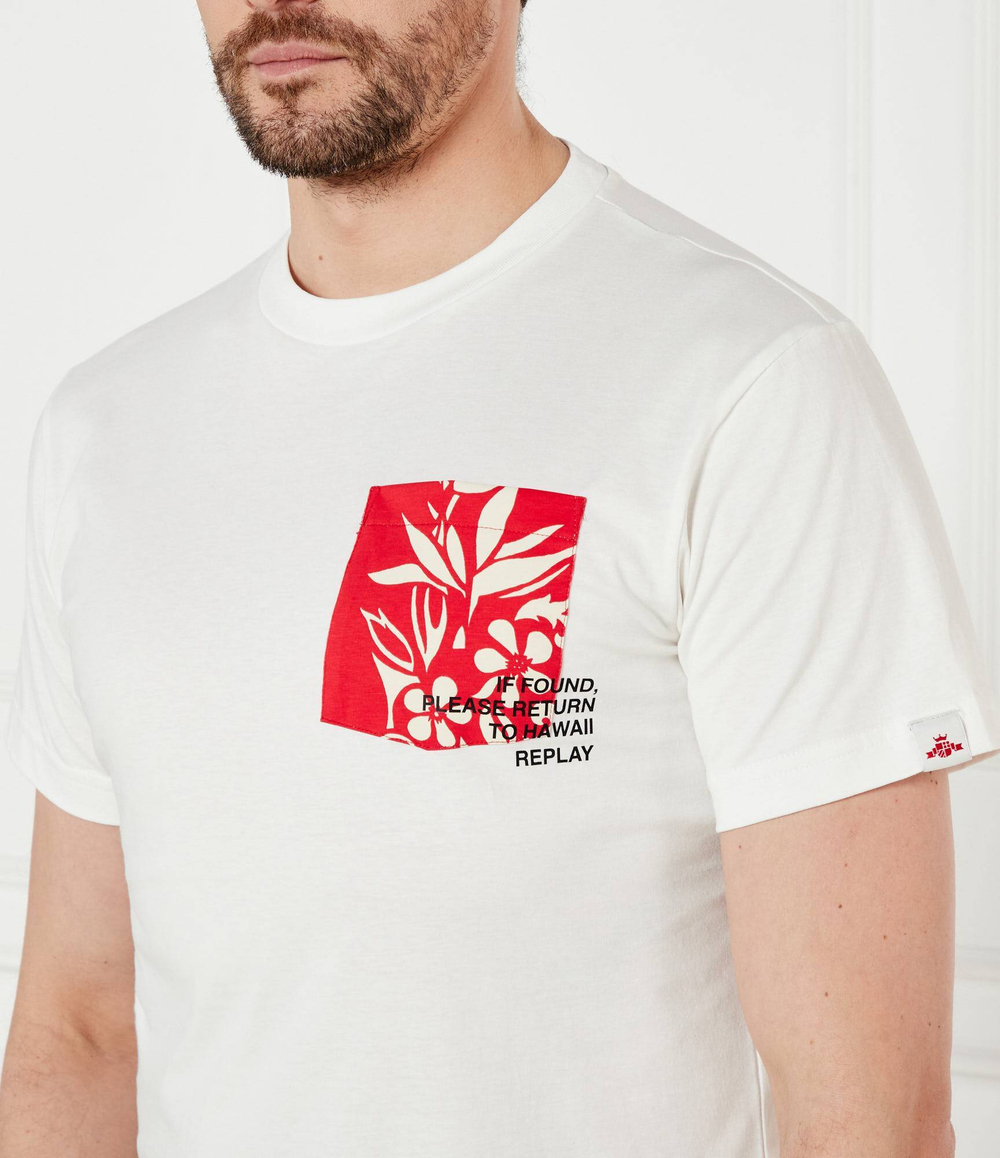 Футболка Replay - белый(M3065 .000.2660)