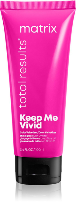 Matrix Total Results Keep Me Vivid Color Velvetizer - быстросохнущий гель для укладки для блестящего цвета волос /  z filtrem UV 100  ml  / GTIN 884486399182