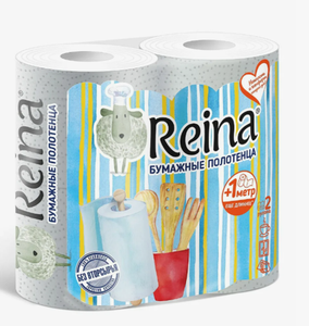 БУМАЖНЫЕ ПОЛОТЕНЦА REINA 2СЛ 2ШТ