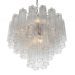 Люстра Cloyd ANNO-D C7 / Ø58 см - хром - прозрачн.стекло (арт.11650)