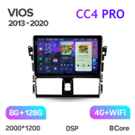 Teyes CC4 Pro 10,2" для Toyota Vios 2013-2020