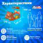 Семейная электрическая лодка-катамаран «Медведь» , 2+1