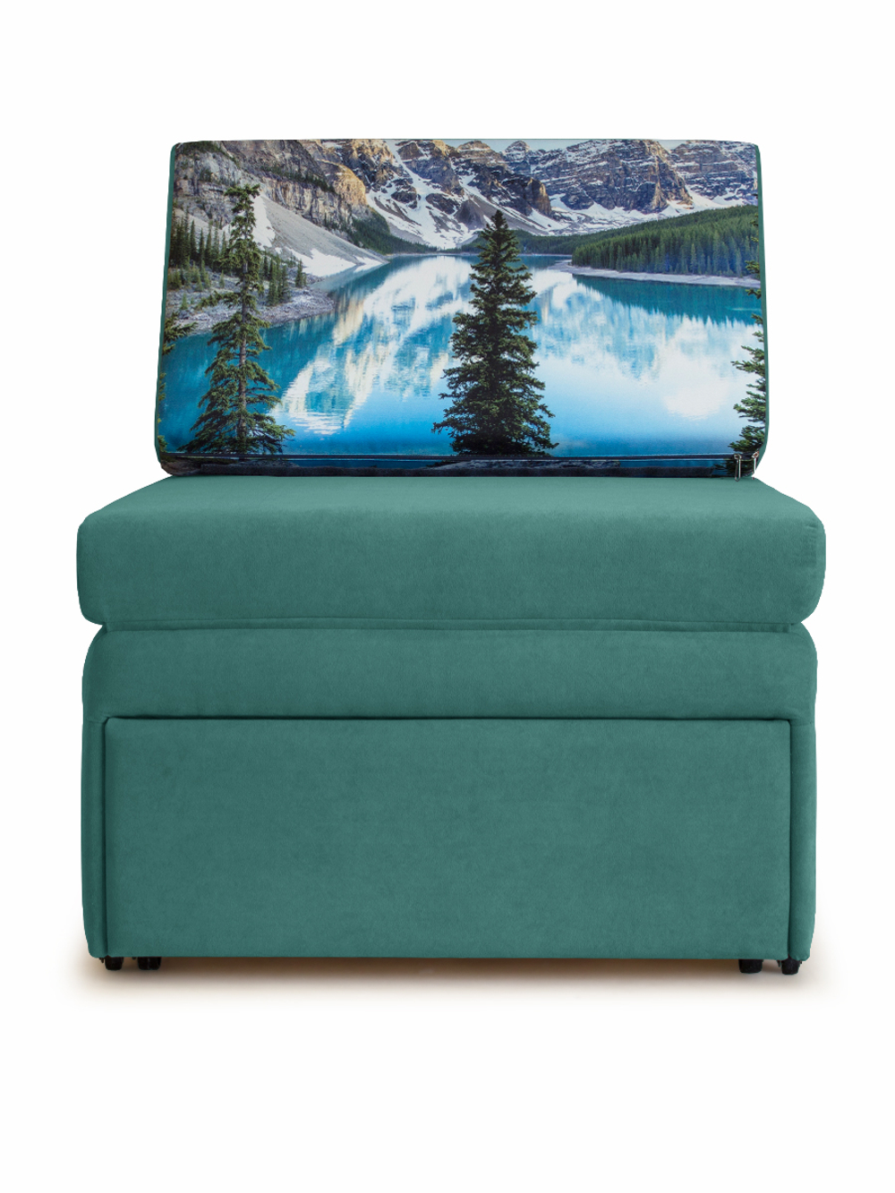 Кресло-кровать "Миник" 70 см, купон Пейзаж