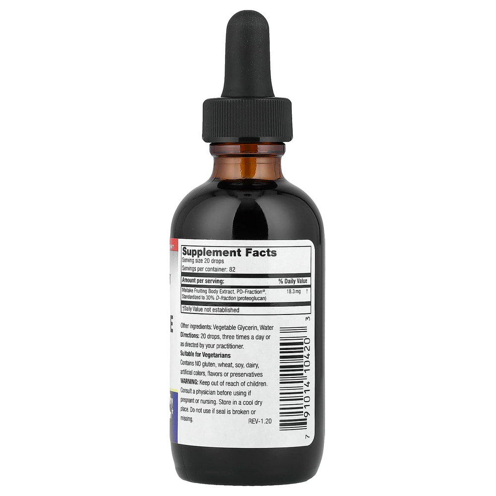 Mushroom Wisdom, Maiake D Fraction®, нормальный вкус, 60 мл