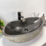 Раковина из речного камня RS-63543 (75*44*16) 0124