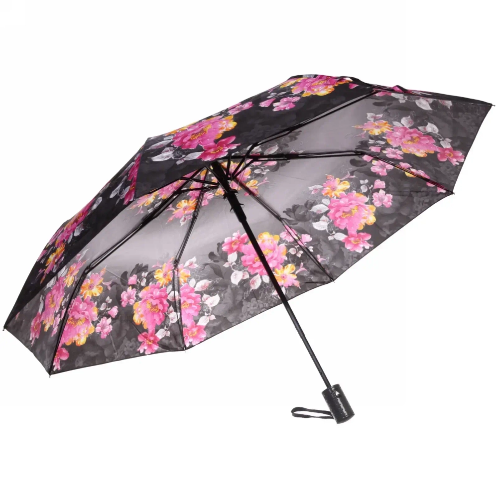 Зонт женский полуавтомат «Ultramarine - Олимпия», цвет микс, 8 спиц, d-100см, длина в слож. виде 30см