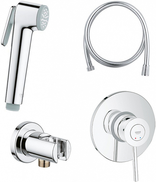 Гигиенический душ Grohe BauClassic  со смесителем