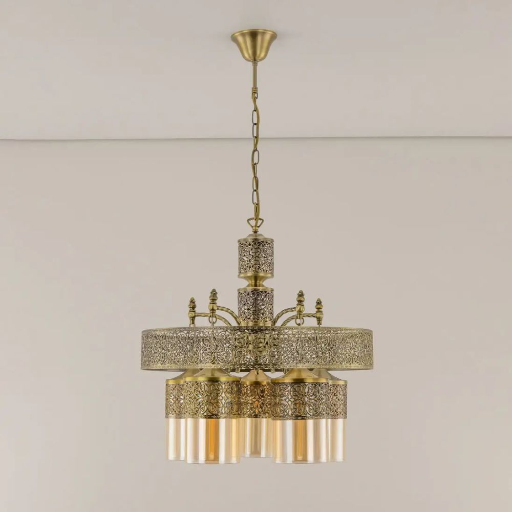 Citilux Эмир CL467153 Люстра подвесная Бронза