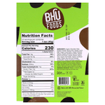 BHU Foods, Веганский протеиновый батончик, двойная крошка из темного шоколада, 12 батончиков по 45 г (1,6 унции)