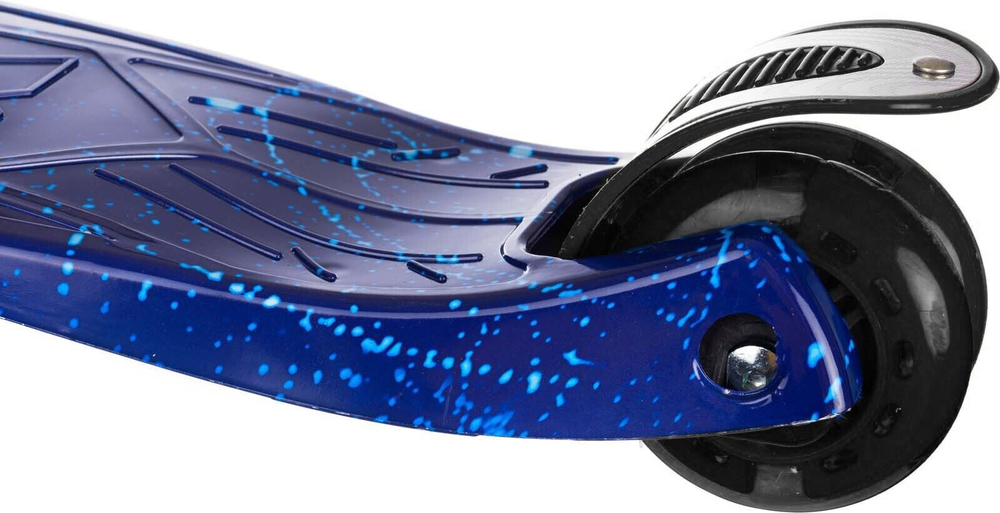 Самокат детский трехколесный Игрокат Dino Print Wave black