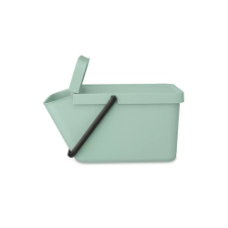 Brabantia - Контейнер для мусора Sort &amp; Go 20л для сортировки Jade Green / артикул   277764  / GTIN 8710755277764