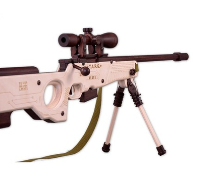 Сборная деревянная модель Снайперская винтовка AWP (TARG)