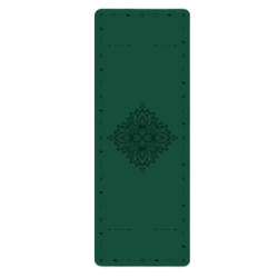 Каучуковый коврик для йоги Space Flower Green 185*68*0,5 см нескользящий