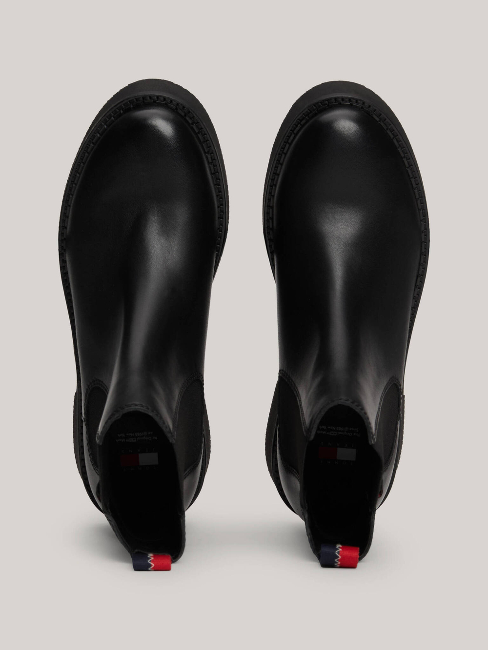 Кожаные челси Tommy Jeans - черный(EN0EN02622)