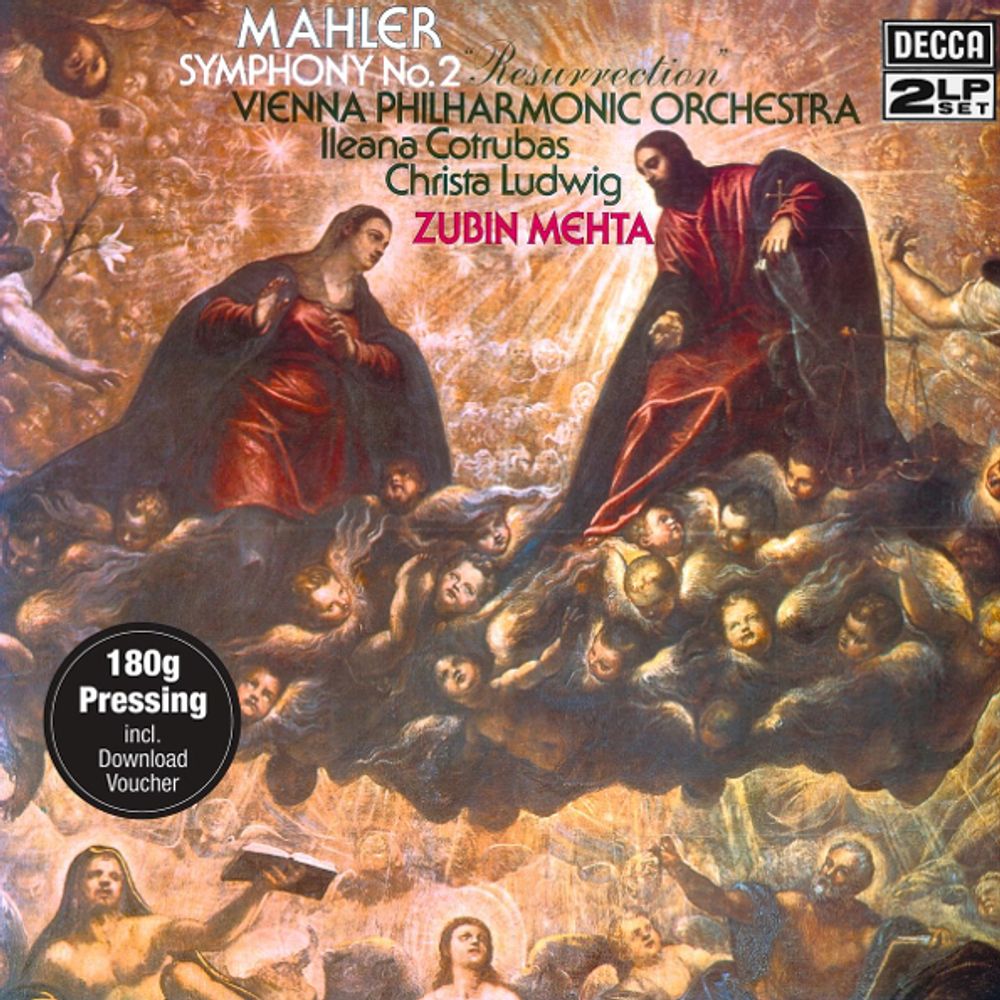 Vienna Philharmonic, Ileana Cotrubas, Christa Ludwig / Mahler: Symphony No. 2 Resurrection (2LP)