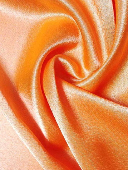 Креп-сатин оранжевый №46