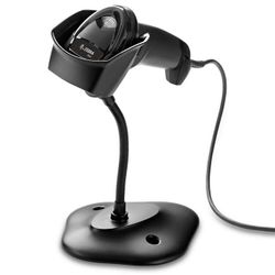 Сканер штрих-кода Zebra Symbol DS2208 (USB, Черный, Подставка)
