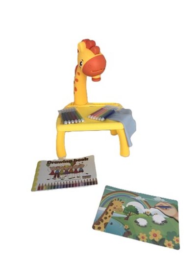 Доска для рисования Жираф с проектором (желтая)
