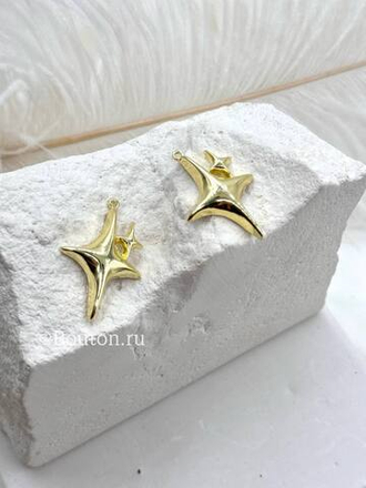 Подвеска золотистая "Звезды"
