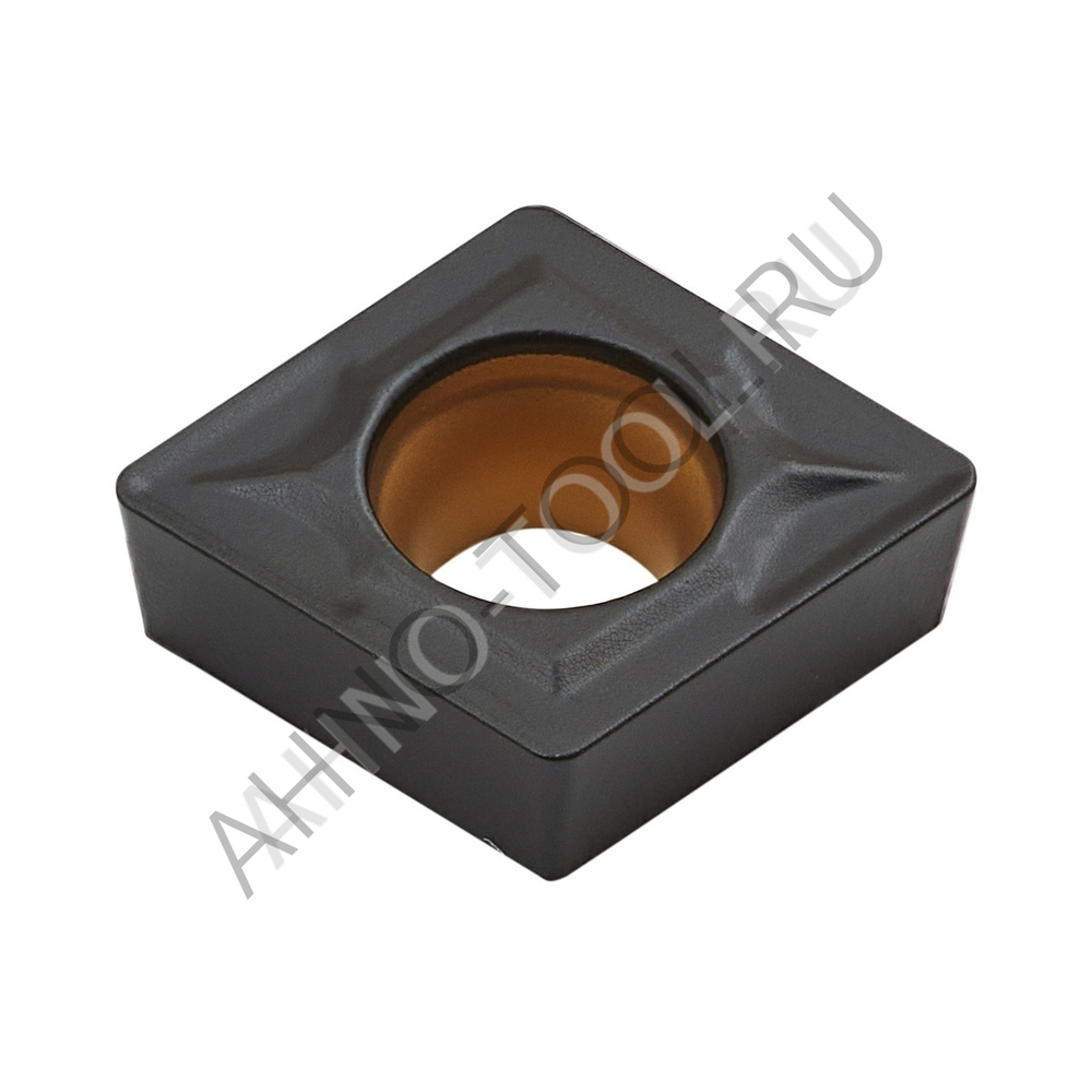 Пластина твердосплавная ISO CCMT060204-KMA ACK10E AHNO по чугуну, чистовая