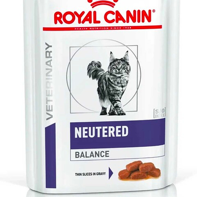 Royal Canin VET Neutered Weight Balance 85 г - диета консервы для стерилизованных кошек и котов, склонных к полноте