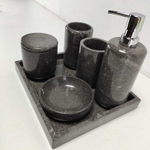 Набор из мрамора 7 предм Nature Set Black NM-6169 квадрат