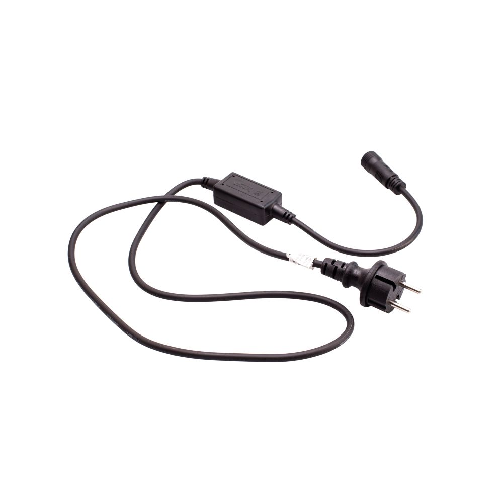 UCX-F90 P-1.5M-BK Провод питания для гирлянд серии F90PRO. 1.5м. Статика-мерцание. IP67. Черный. ТМ Uniel