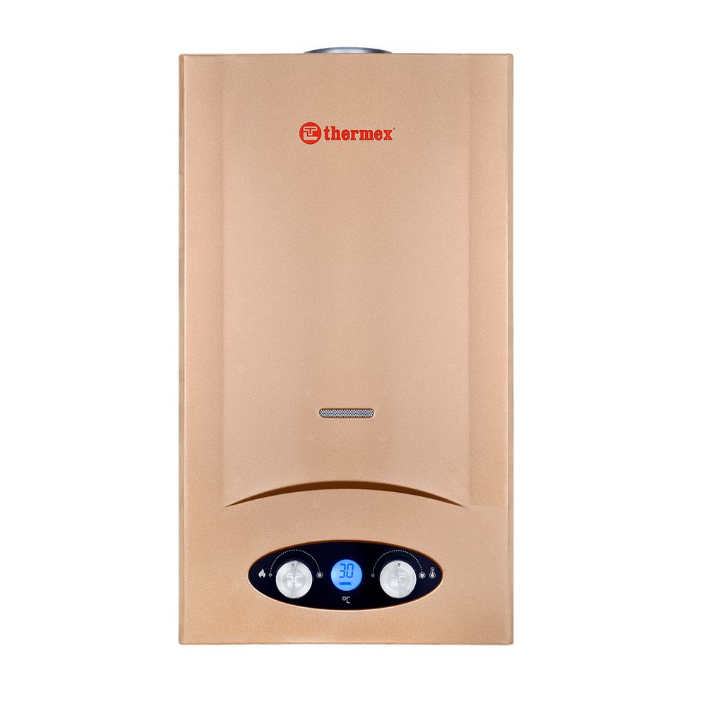 Проточный газовый водонагреватель Thermex G 20 D, golden brown