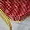 Стул Хит 25мм красный с широким сиденьем, золото, красная корона