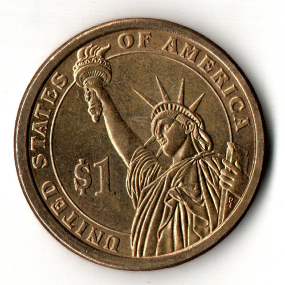 1 доллар 6-й президент США Джон Куинси Адамс 2008 год