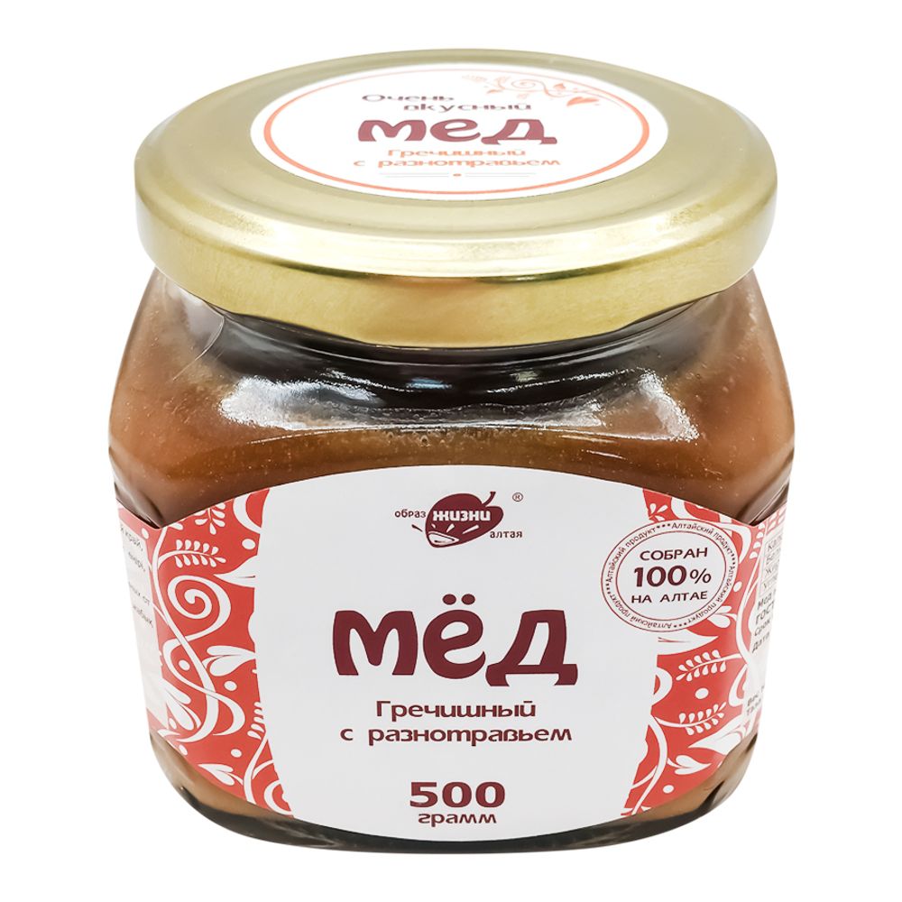 Мед Образ Жизни Алтайский Гречишный 500 г
