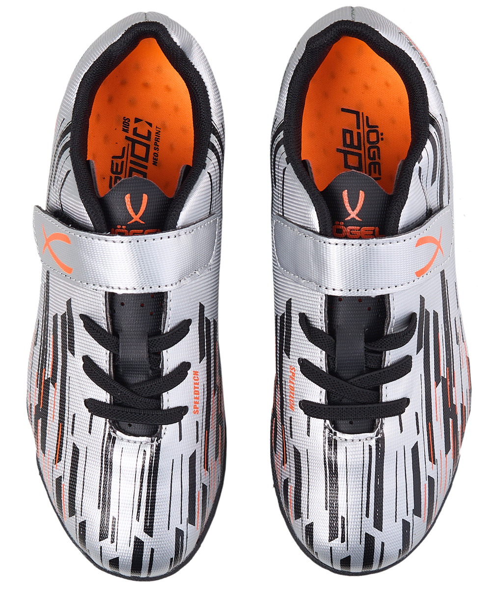 Бутсы многошиповые Rapido TF Silver/black, детский