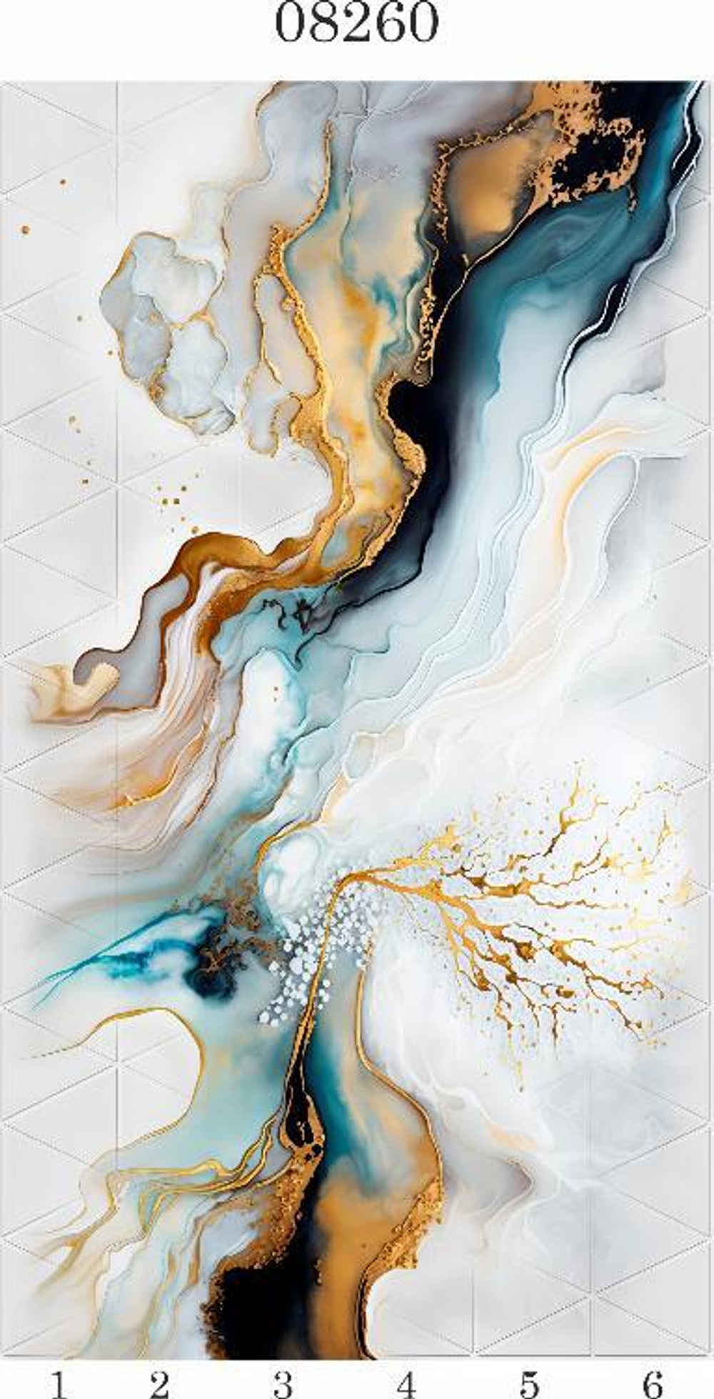 Панель ПВХ фотопечать 3D Panda Сириус 2700х250 мм