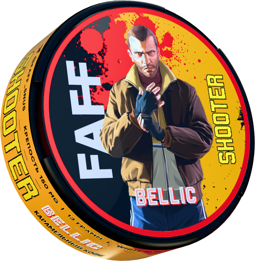 SHOOTER BY FAFF BELLIC (150 МГ) - КАРАМЕЛЬНЫЙ КОФЕ