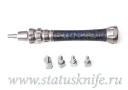 Широгоров Tool CD Blue отвертка и 5 бит Custom Divisionфотография - 3