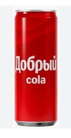 Добрый Газ.Вода 0,33/24 КОЛА ЖБ