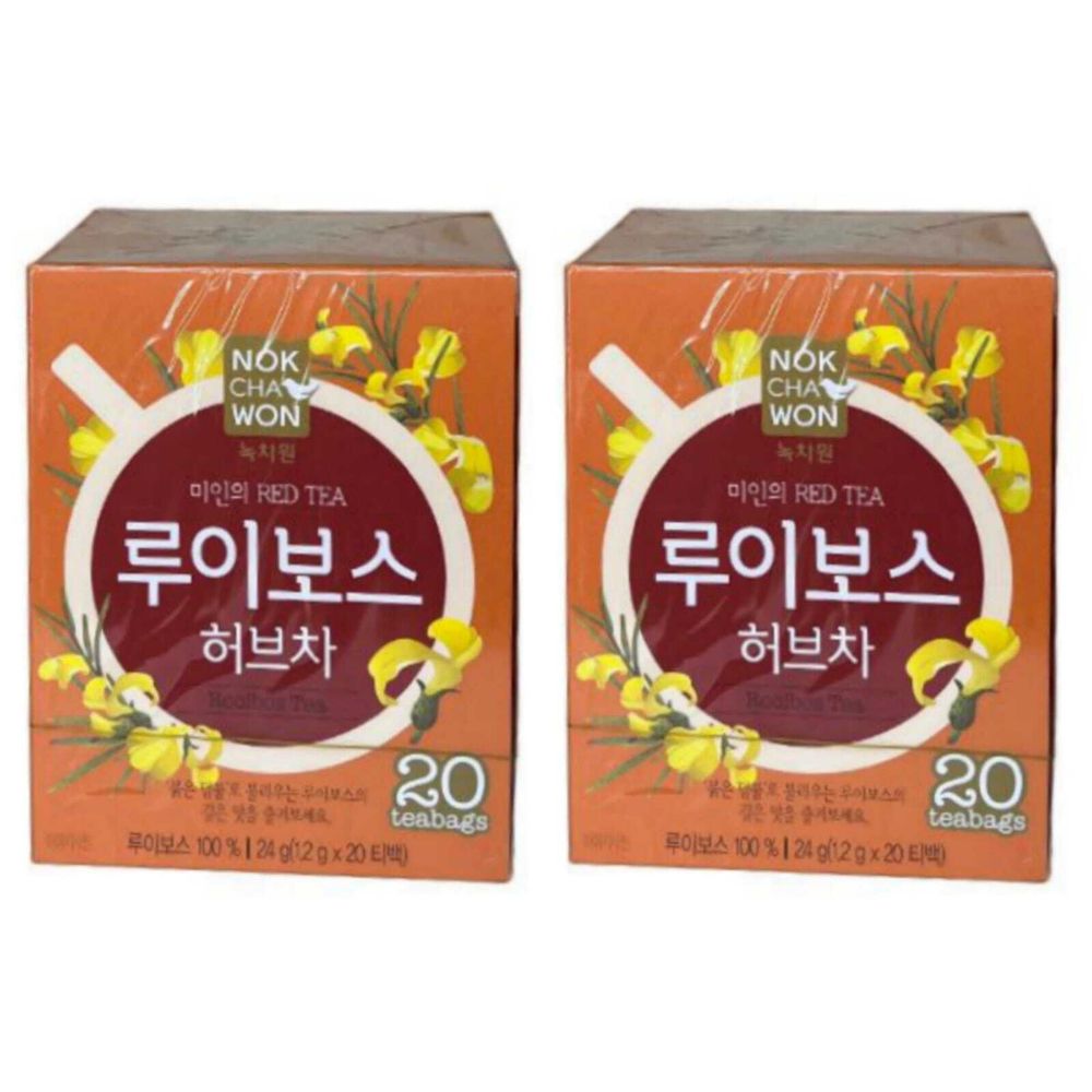 Чай красный ройбуш в пакетиках Nokchawon Rooibos 20 пак