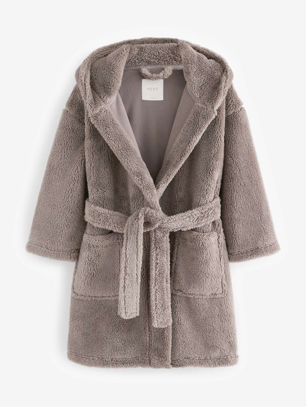 Халат флисовый для мальчика Next B41-658, Светло-коричневый