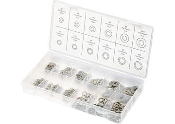 Набор шайб плоских и гроверов, 350 предм. Сибртех 47614