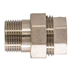 Соединитель СТМ с накид. гайкой прямой г/ш 1 1/2