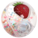 Мяч 6,5 см «Фрукты» (попрыгун с водой и подсветкой) СТИКЕР НА ВЛОЖЕНИЕ