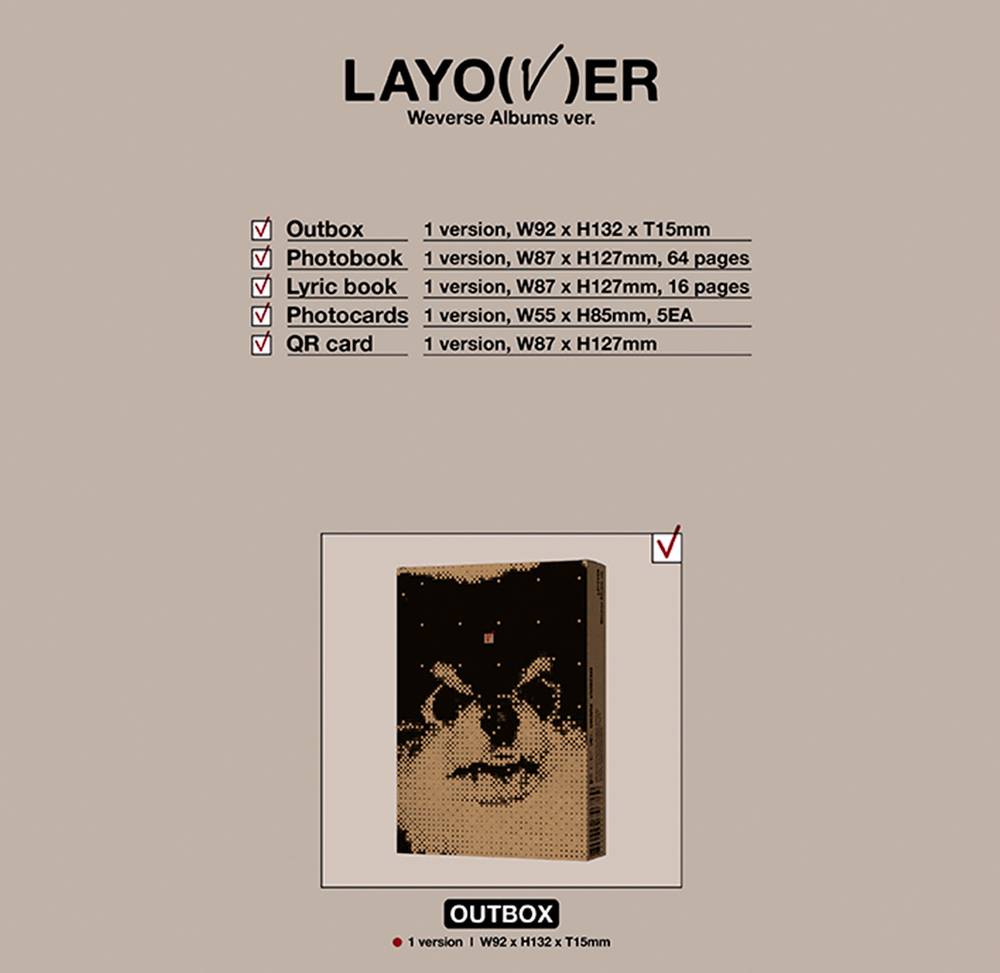 Альбом V (BTS) - Layover [Weverse Albums Ver.]