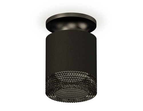 Комплект накладного светильника Ambrella light Techno Spot XS7402064 SBK/PBK/BK черный песок/черный полированный/тонированный (N7926, C7402, N7192)