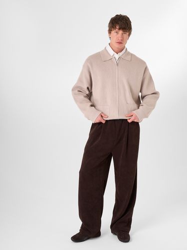 Бежевый джемпер на молнии LAINE