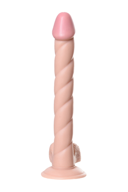 Реалистичный фаллоимитатор TOYFA RealStick Nude, PVC, телесный, 31,5 см