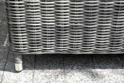 "Кон Панна" лаунж-зона из искусственного ротанга, цвет графит