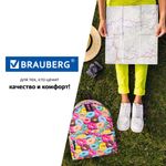 Рюкзак BRAUBERG, универсальный, сити-формат, Donuts, 20 литров, 41х32х14 см, 228862